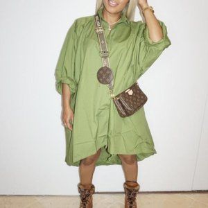 Oversize Shirt Dress